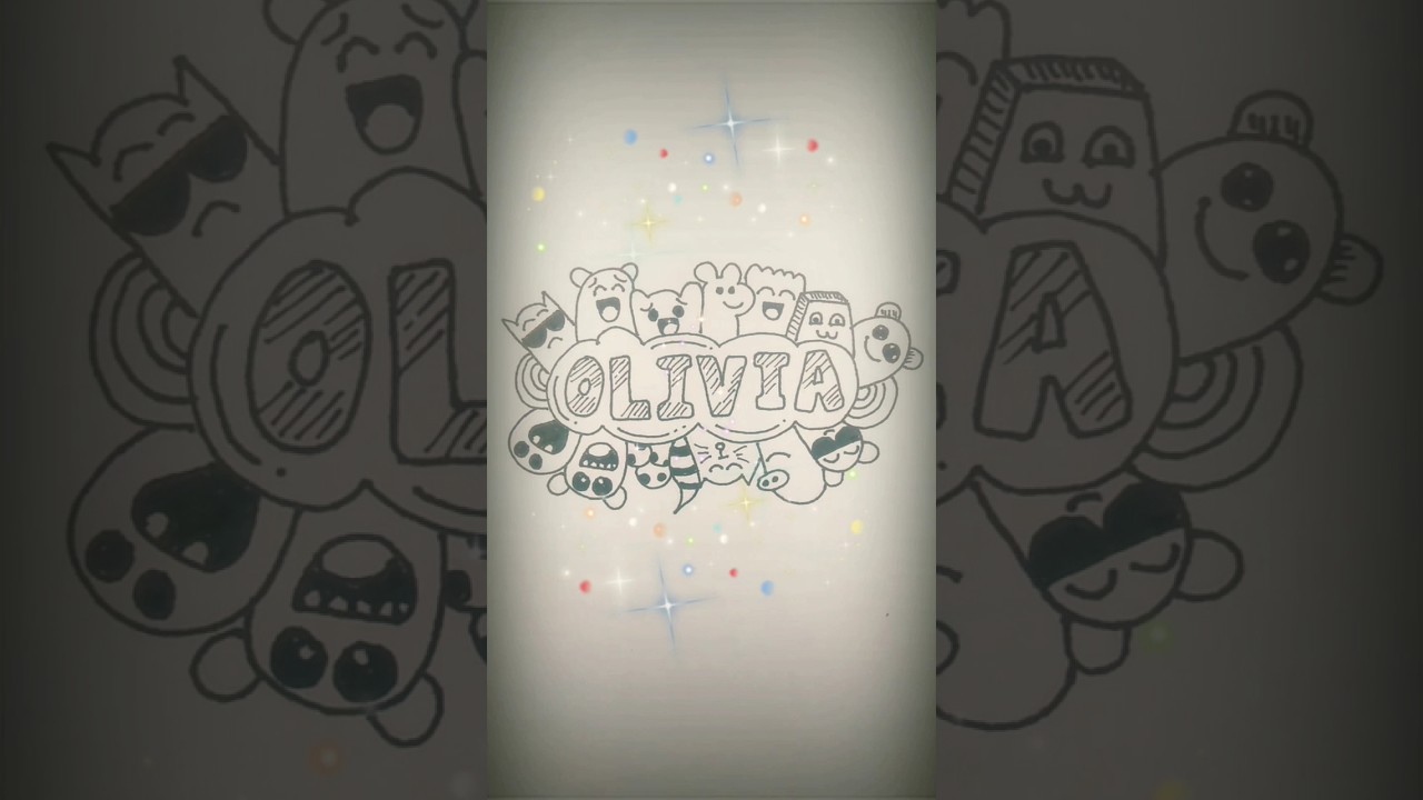 Gambar Doodle art | How to draw Doodle art