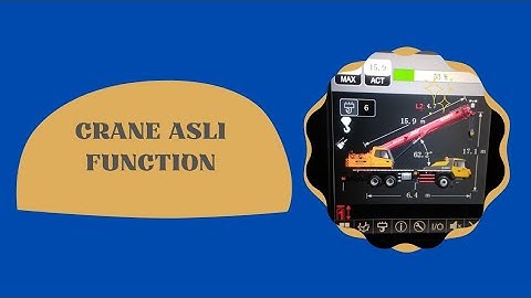 Crane ASLI - Automatic Safe Load Indicator