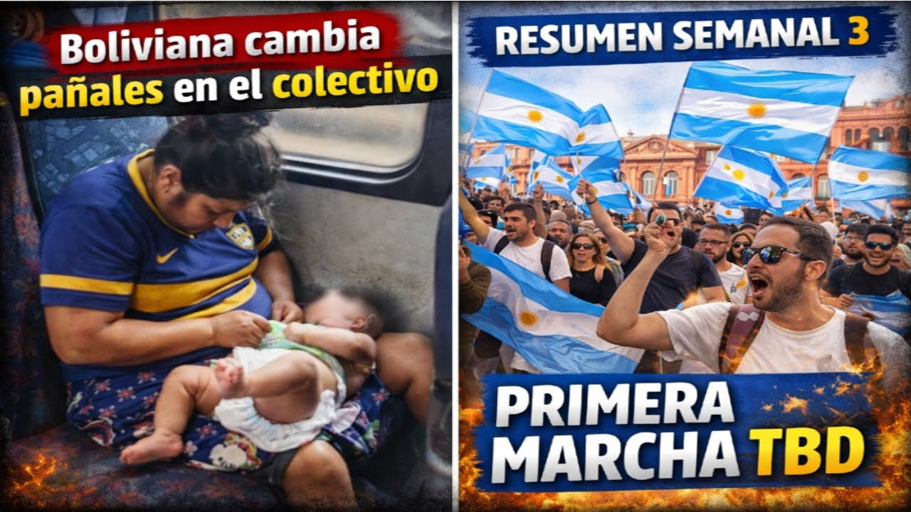 Argentina no tiene capital humano. Extranjeros deportados. Primera marcha patriotica TBD.