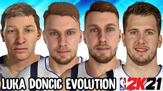 Luka Doncic Ratings and Face Evolution (NBA 2K17 - NBA 2K21)
