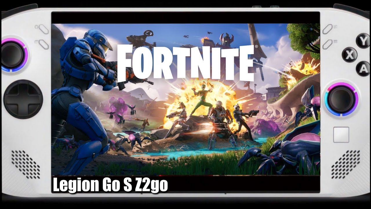 Fortnite | Legion Go S Z2go | New Performance Mode Test DX12 | 800p, 1200p and 1440P