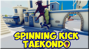 Chun-Li!? Spinning Kick Taekwondo vs Every Unit + Bonus + BoBnus - TABS MODS Unit Possession Update