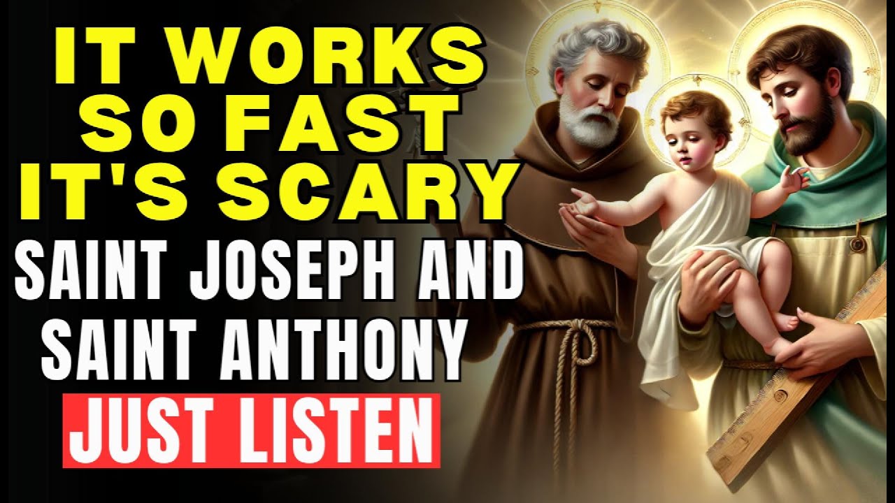 💖 SAINT JOSEPH & SAINT ANTHONY ✝️ MIRACULOUS PRAYER FOR IMPOSSIBLE AND URGENT CAUSES 🙏
