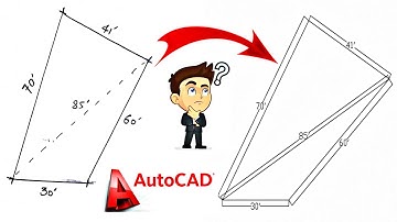 How to draw any irregular plot in AutoCAD