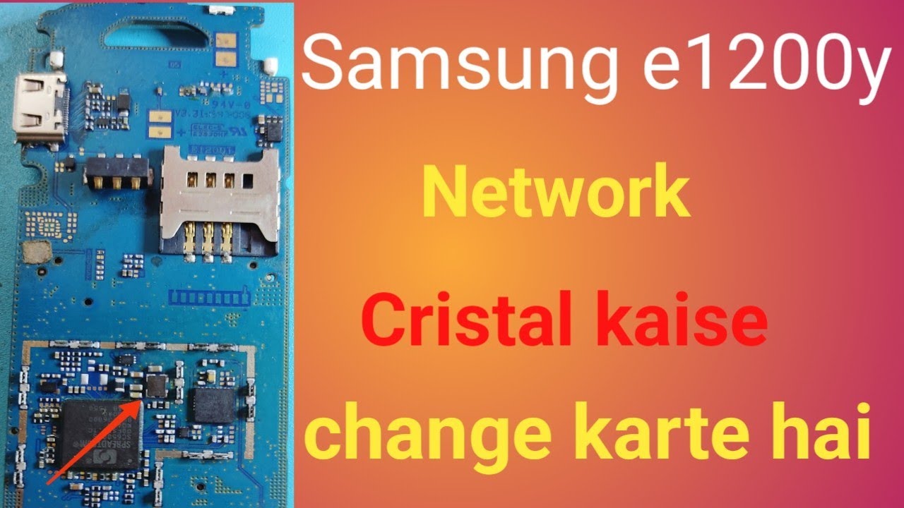 Samsung mobile e1200y network problem solved  
