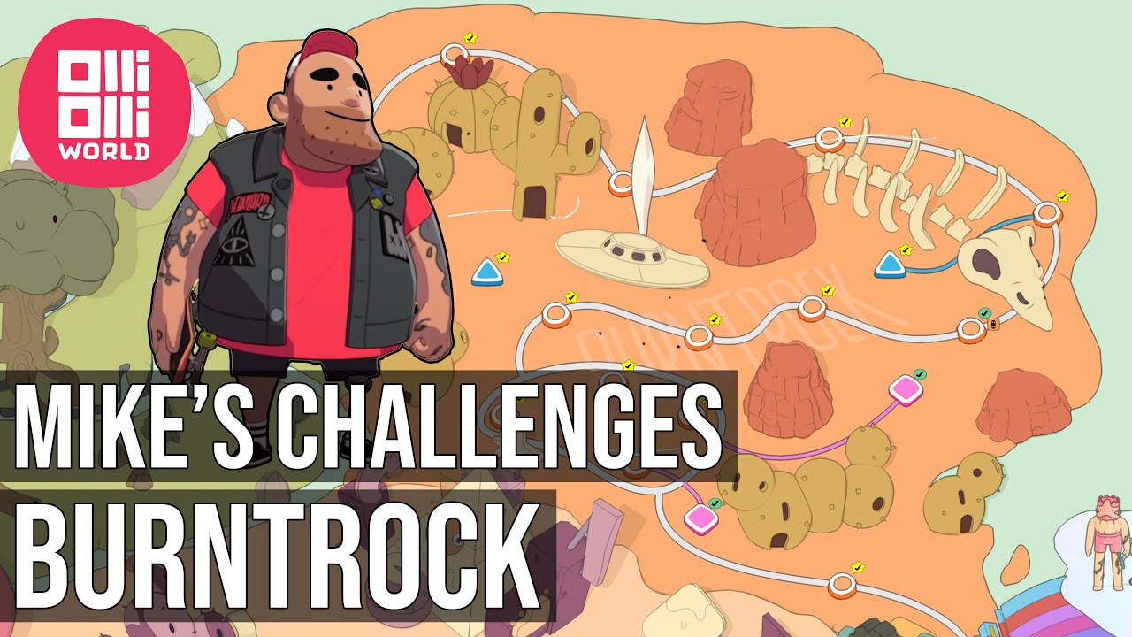 All Mike's Challenges - Cloverbrook - OlliOlli World