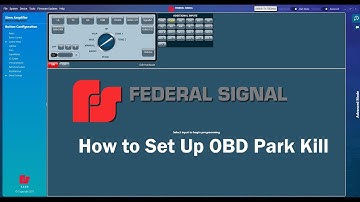 Convergence Software - How to Set Up OBD Park Kill