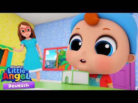 New Friends at Kindergarten 🏫 Little Angel | Kids Songs and Nursery Rhymes