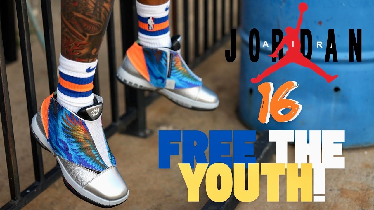 THIS ONE IS SPECIAL! JORDAN 16 FREE THE YOUTH DETAILED REVIEW & ON