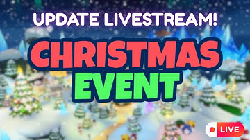 LIVE: Bubble Gum Simulator Infinity CHRISTMAS UPDATE! 🎅 New Codes, Pets & Winter World!