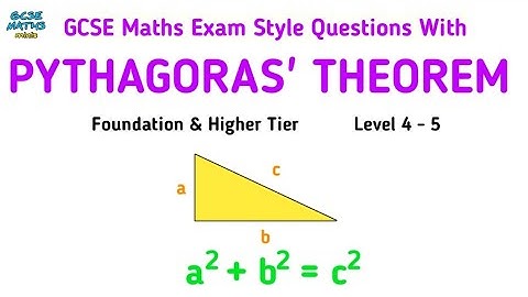 Harder Pythagoras Theorem Problems - GCSE Maths Exam Style Questions (DOWNLOADABLE!)