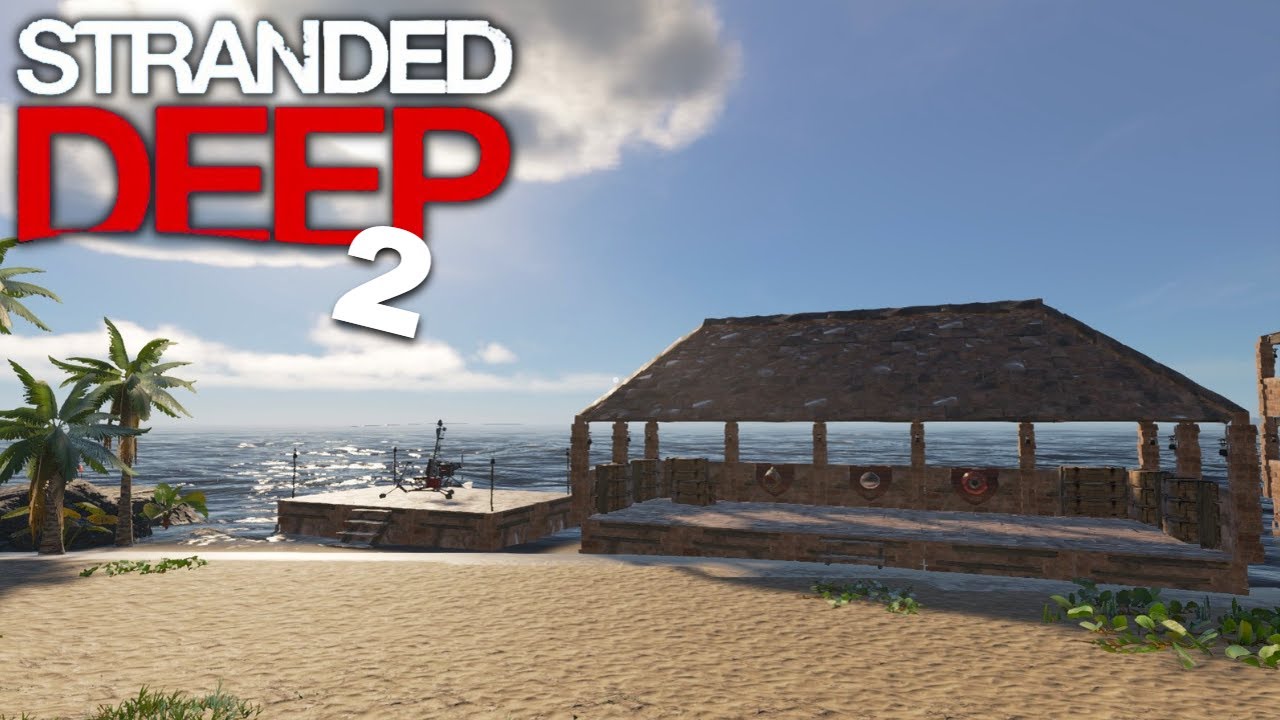 Stranded Deep| S2| EP35| Completing the set, lighting up the garden and a home for a gyrocopter!
