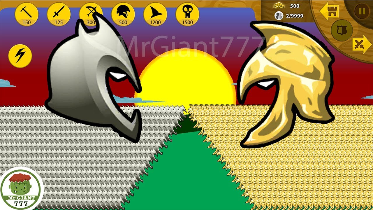 THE STRONGEST GOLDEN ARCHER VS x9999 CASTLE ARCHER, GIANT BOSS | Stick War Legacy Mod | MrGiant777