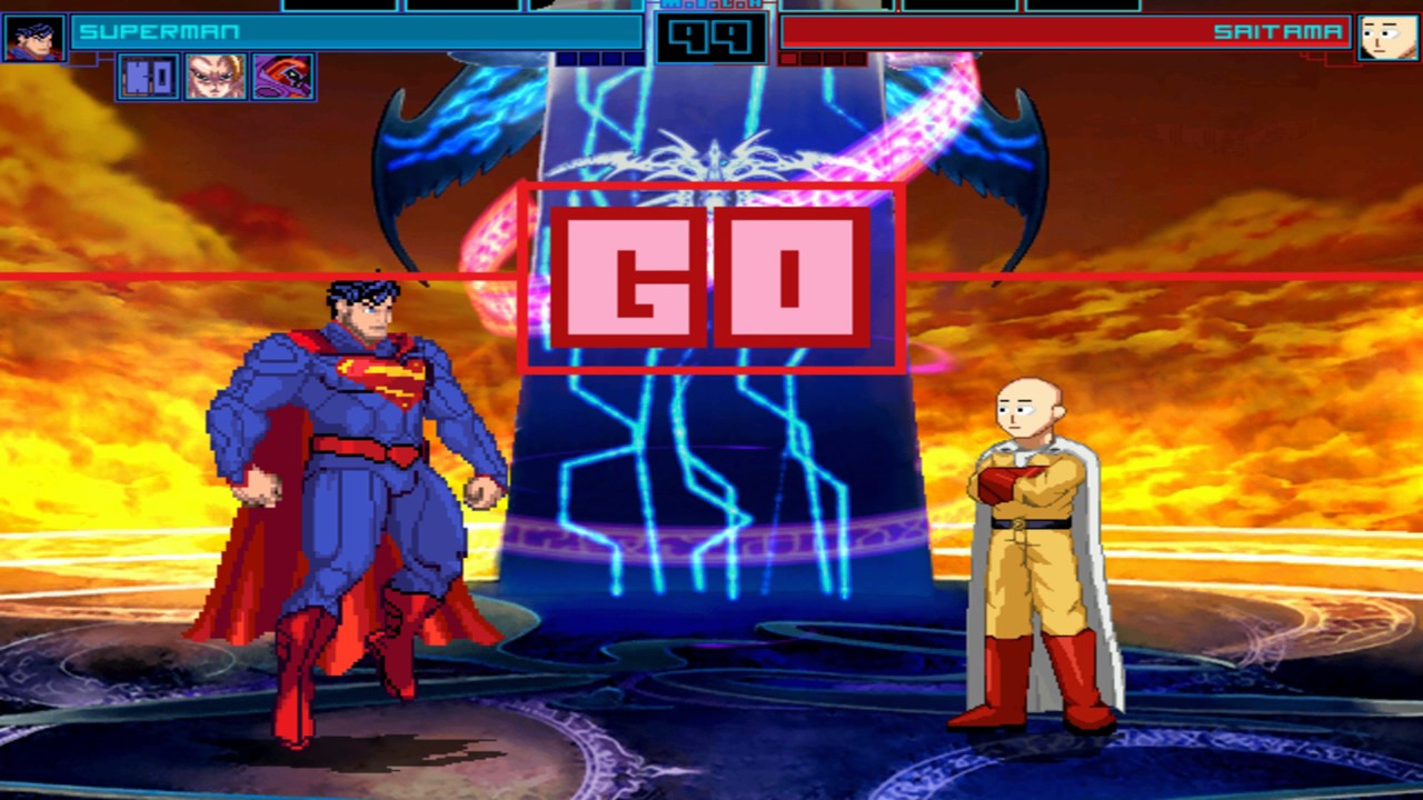 Mugen Saitama サイタマ Vs Goku 孫 悟空 Kenshiro ケンシロウ Onslaught 猛攻 Superman スーパーマン Youtube
