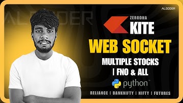 ⚡ How to Get LIVE Market Data for Multiple Stock using Zerodha WebSocket | Python Kite API Explained