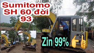 🔴cobe- máy đào,máy xích sumitomo Sh 60 đời 93 bao zin 99% ở cơ sở Nguyễn Thắng
