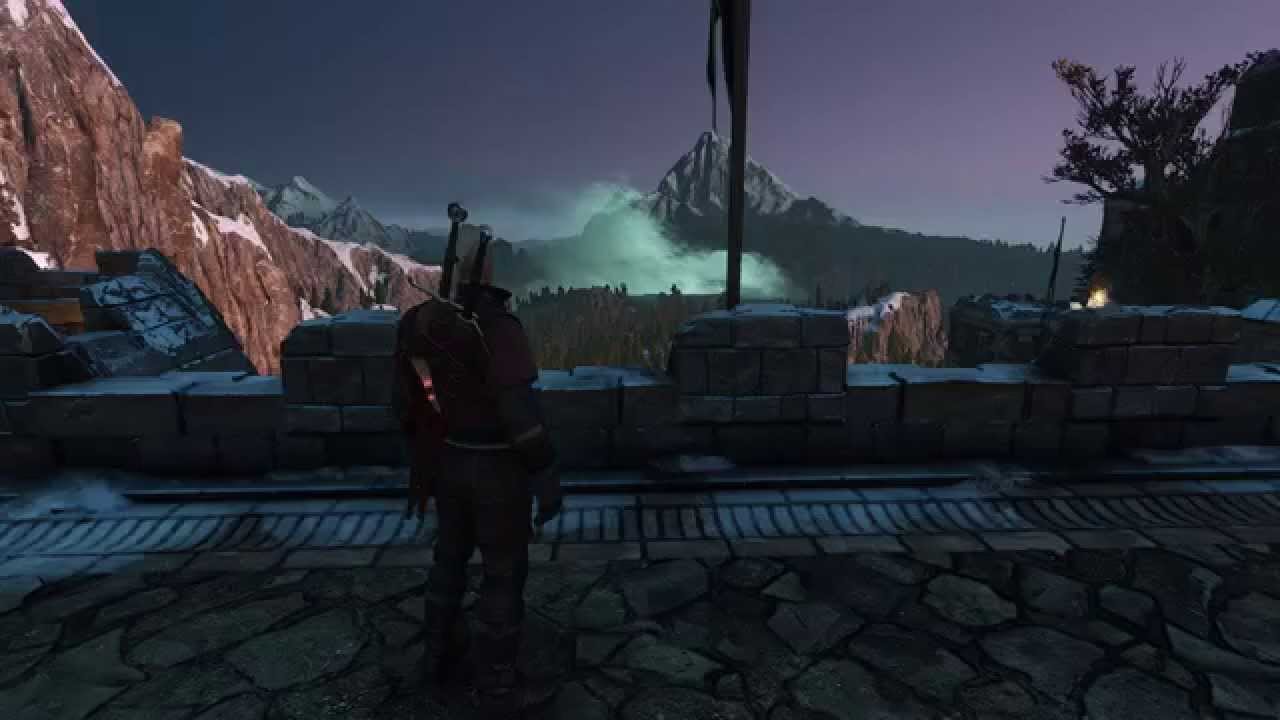 The Witcher 3 Semi-volumetric clouds in Skellige - Mod test