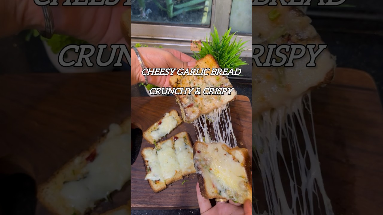 Garlic cheesy bread 😍