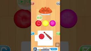 Coloring match Caramel Iphone game app store
