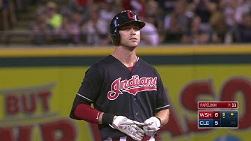 WSH@CLE: Naquin laces an RBI double into the gap