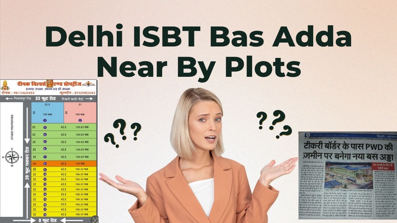Delhi ISBT Bas Adda ke Pass Plots - YouTube