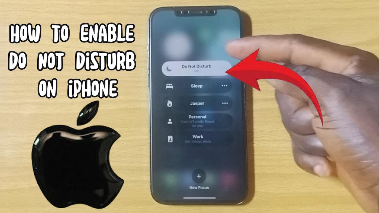 How to Enable Do Not Disturb on iPhone - YouTube