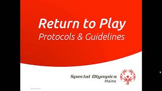 Phase 1 – Return to Play Overview
