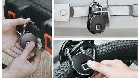So sánh sự khác biệt giữa phiên bản mới và cũ của  ổ khóa vân tay FINGERPRINTS LOCK P22 PLUS