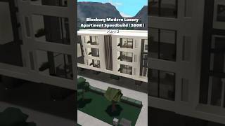 Bloxburg Modern Luxury Apartment Speedbuild | Part 2 Out Now! #bloxburg #roblox #speedbuild