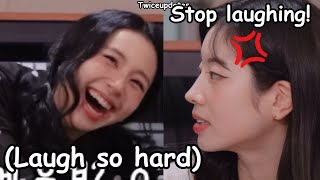 Dahyun Eagle Dance Made Chaeyoung Laugh So Hard Twice Funny Moments