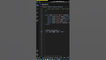Input type file in html