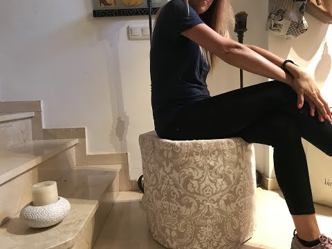 como hacer un asiento con botellas de plastico