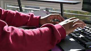 Real time study with me | mechanical keyboard typing ASMR screenshot 2