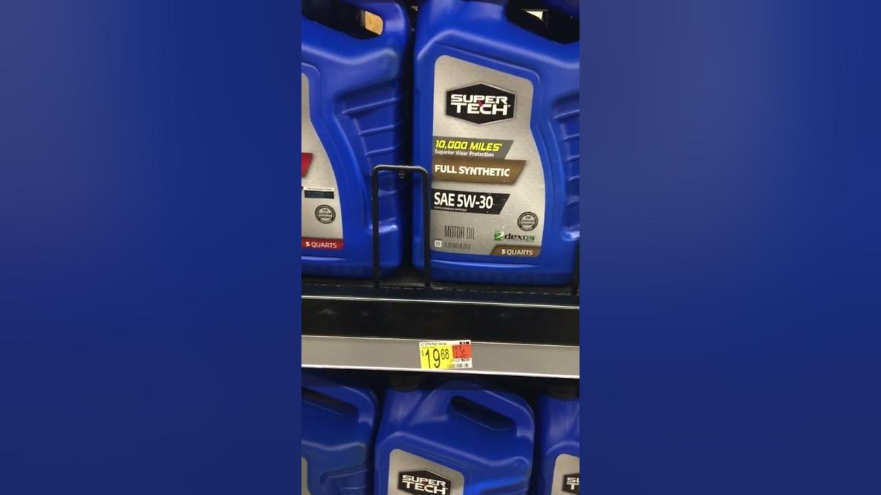 Super Tech Full Synthetic SAE 5W-30 Motor Oil, 5 Quarts 