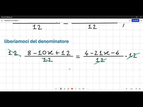 Equazione con frazioni - 11th