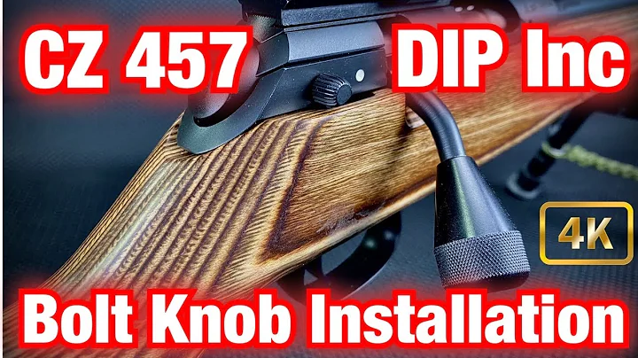 Installing a DIP bolt knob on a CZ 457 .22LR Rifle