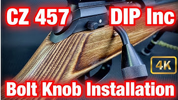 Installing a DIP bolt knob on a CZ 457 .22LR Rifle