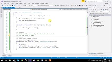Behavior example Xamarin Forms
