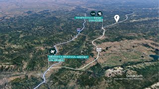 Satellite Map Video for 135 Squire Lane | Trout Creek, Montana