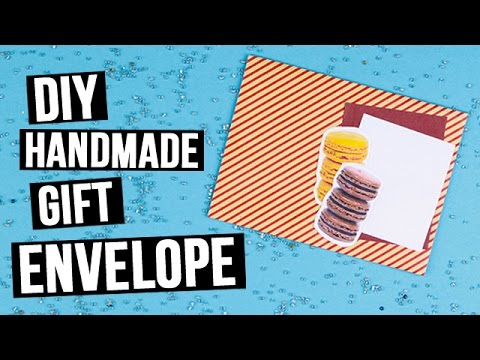 ของขวัญแฮนด์เมด  Update New  DIY Handmade Gift Envelope