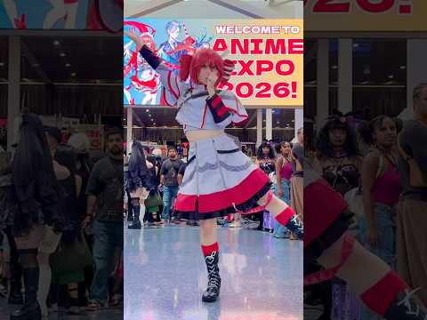 Tetoris dance at Anime Expo! | Kasane Teto Cosplay #teto #cosplaydance #hamucotton #animeexpo
