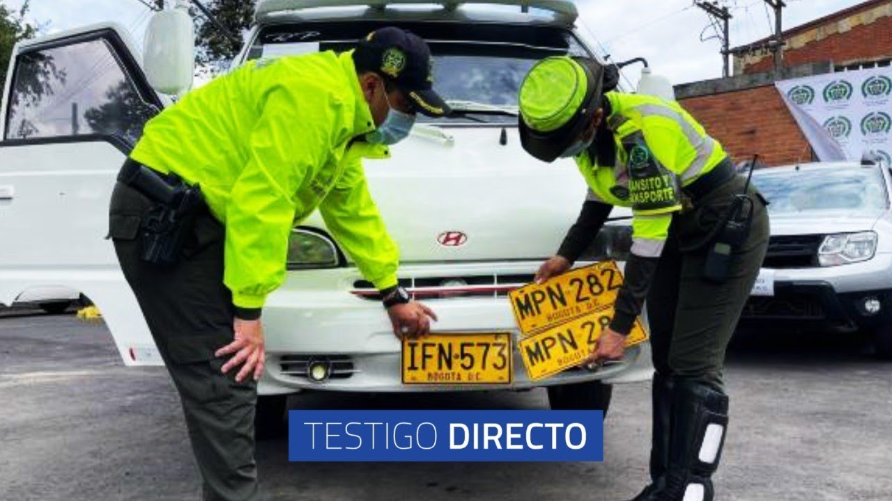 Destapando el oscuro negocio de placas falsas en Bogotá - Testigo Directo