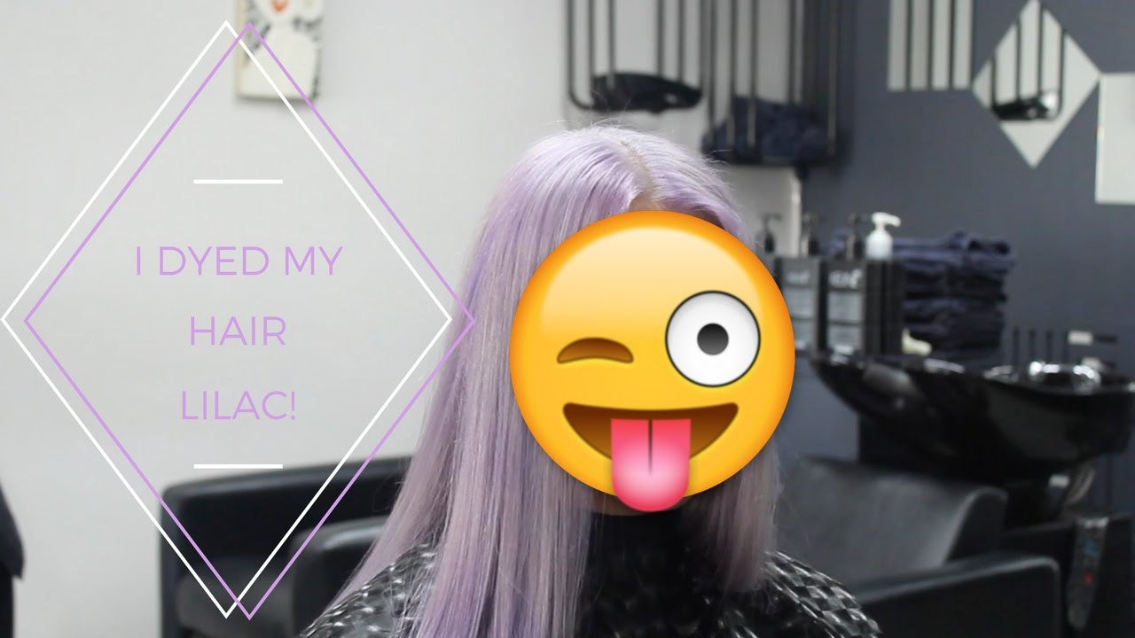I DYED MY HAIR LILAC!