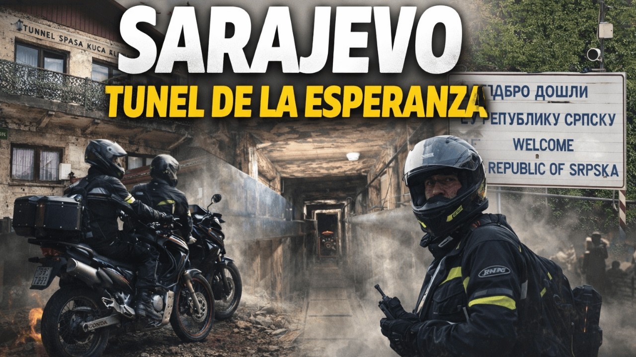El túnel secreto que salvó Sarajevo | Balcanes en Moto