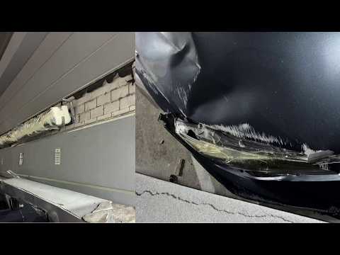 Woman says car crushed by falling debris at HCA Montrose, now struggling to get answers