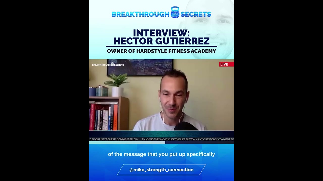 Michael Introducing Our Special Guest Hector Gutierrez 