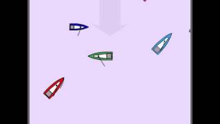 Sailing Vessels With the Wind on Different Sides