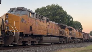 NS 65D In Mebane NC with 2 Union Pacific Engines 6/15/26