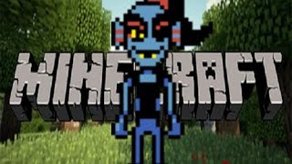 Minecraft Pixel Art Undyne Time Lapse
