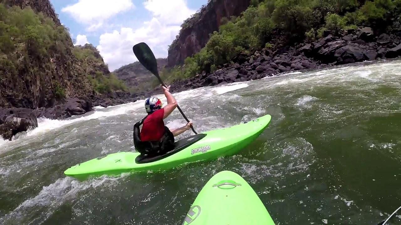 Kayaking the Zambezi River 2017 YouTube